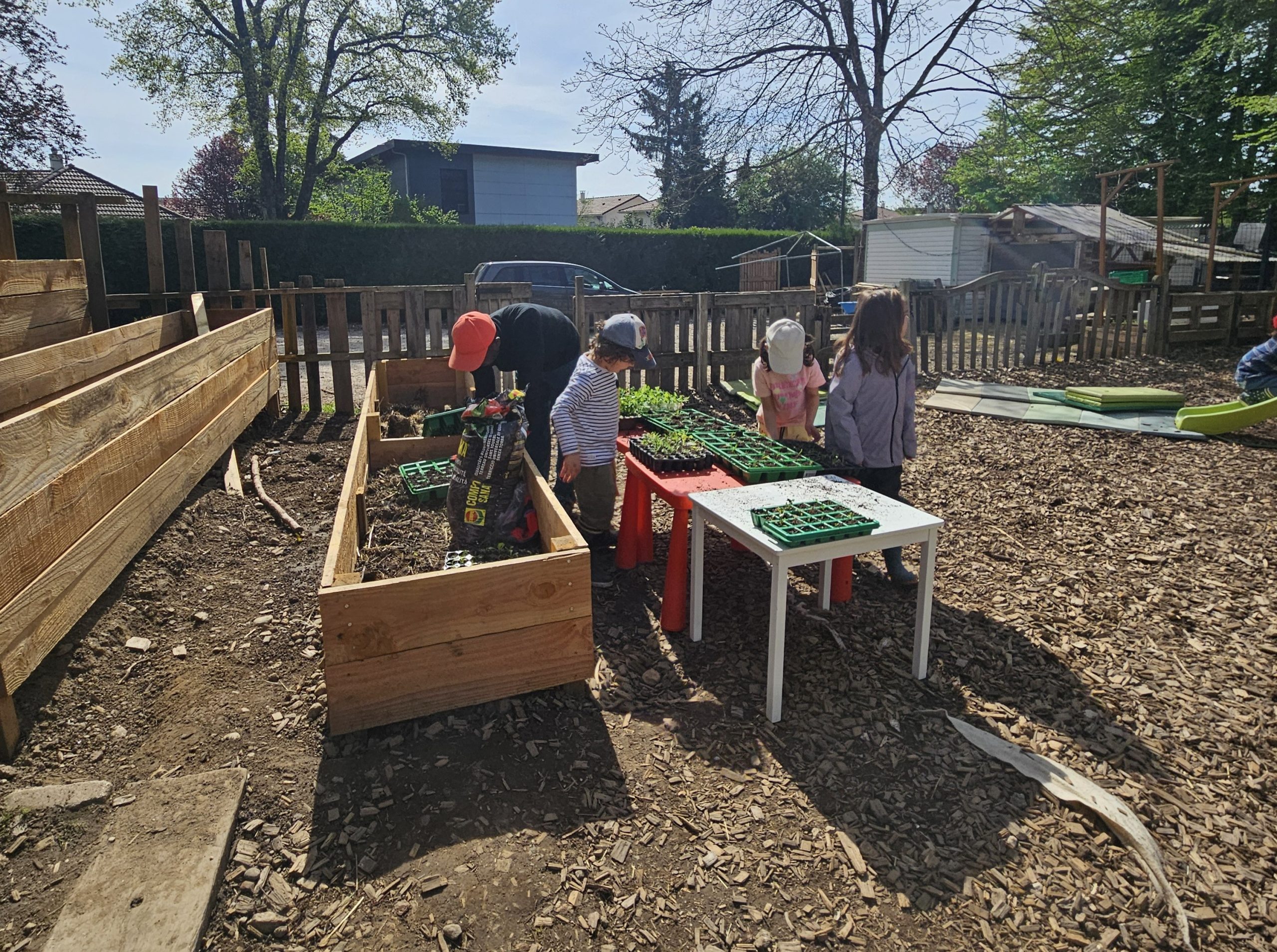potager école alternative du pays de gex